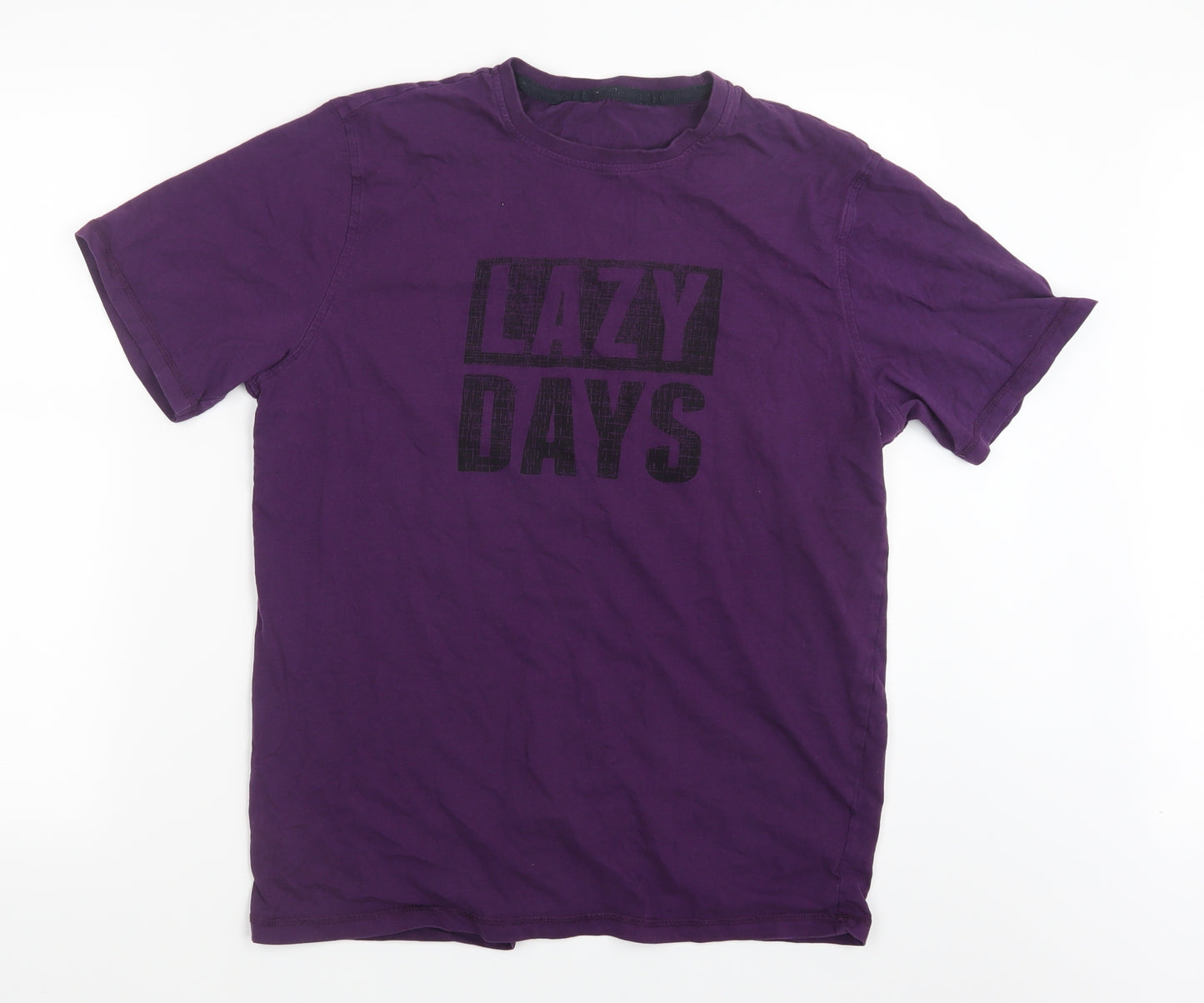 George Mens Purple    T-Shirt Size L