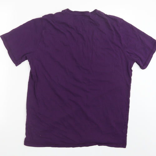 George Mens Purple    T-Shirt Size L