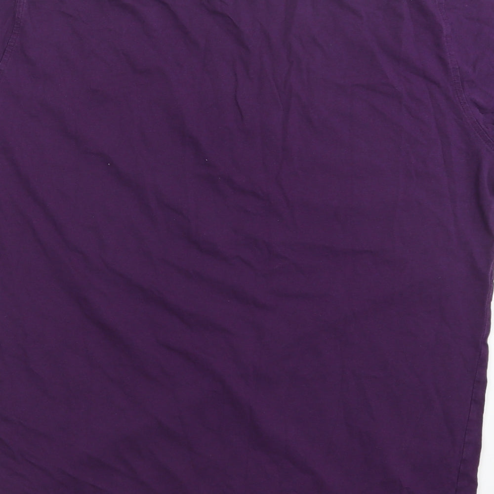 George Mens Purple    T-Shirt Size L