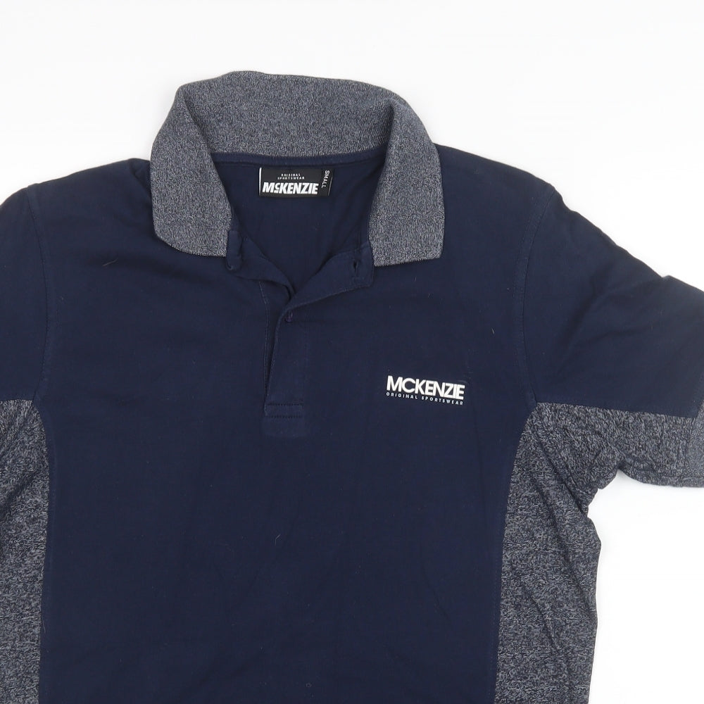 McKenzie Mens Blue    Polo Size S