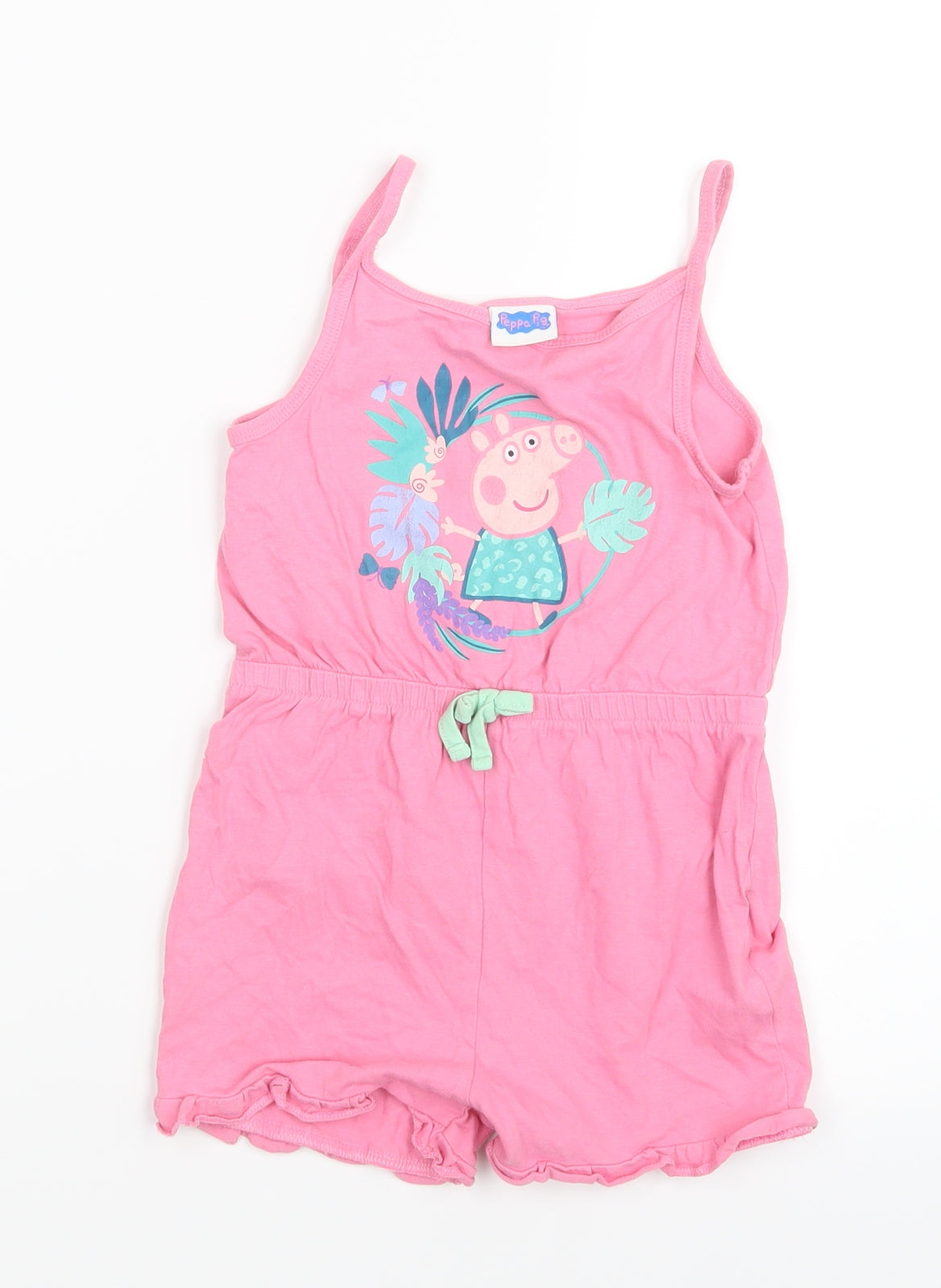 TU Girls Pink   Playsuit One-Piece Size 4-5 Years  - Peppa Pig
