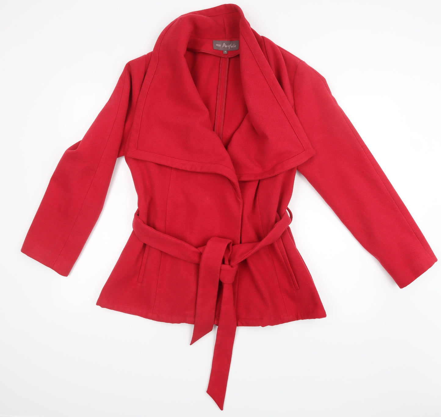 Marks and Spencer Womens Red   Pea Coat Coat Size 16