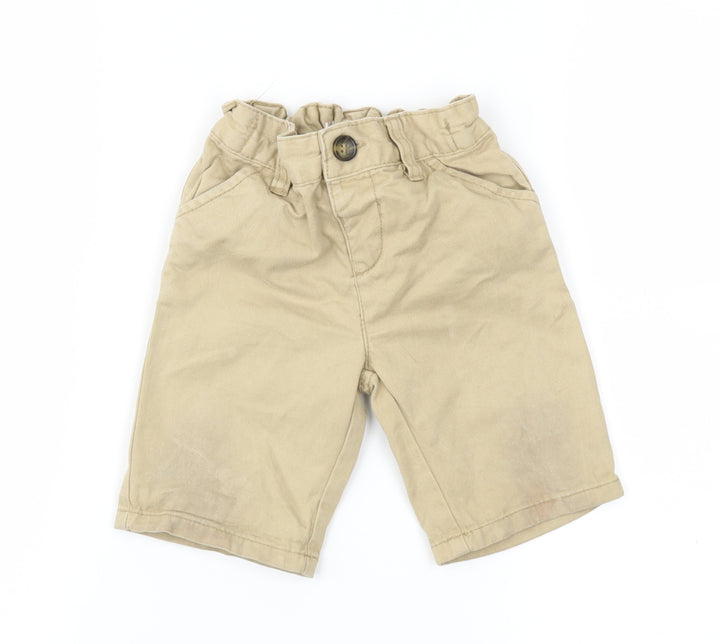 Nutmeg Boys Beige   Cargo Trousers Size 12-18 Months
