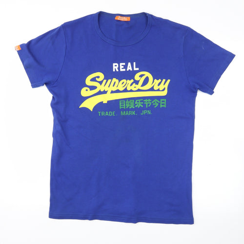 Superdry  Mens Blue    T-Shirt Size L