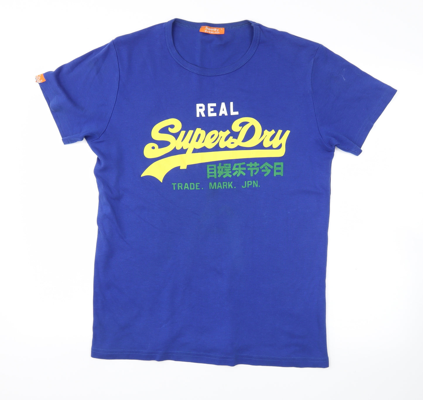 Superdry  Mens Blue    T-Shirt Size L