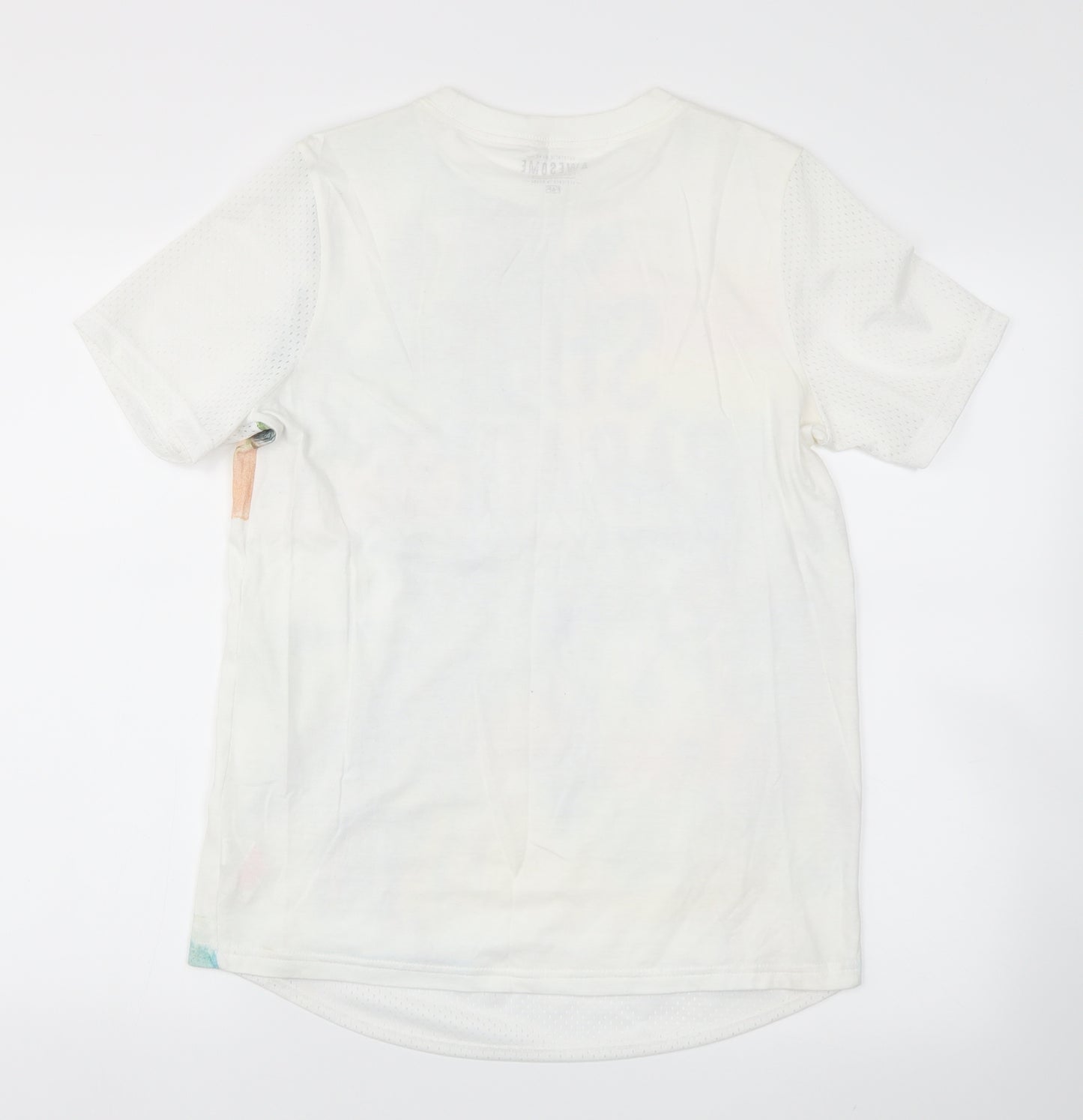 F&F Boys White   Basic T-Shirt Size 13 Years