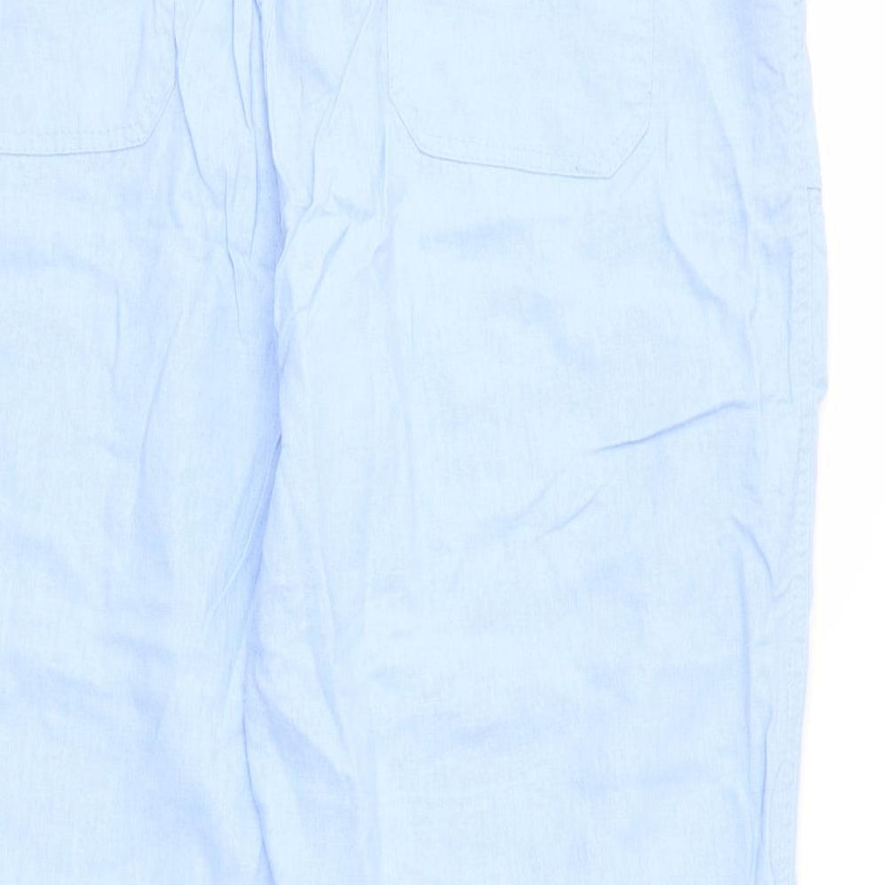 Primark Womens Blue   Capri Trousers Size 20 L21 in