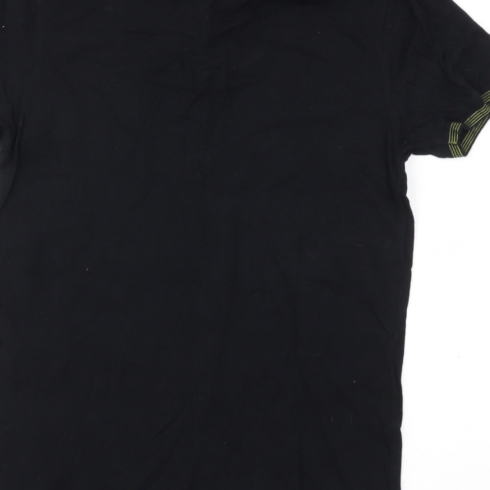 Topman Mens Black    Polo Size XS