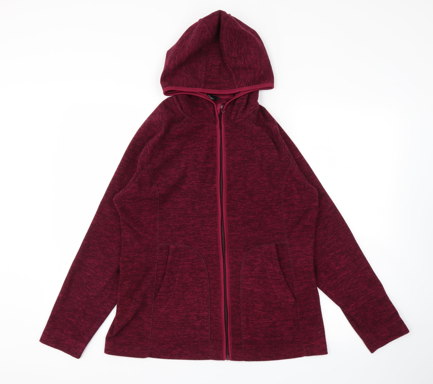 Crane Womens Purple   Full Zip Jumper Size M