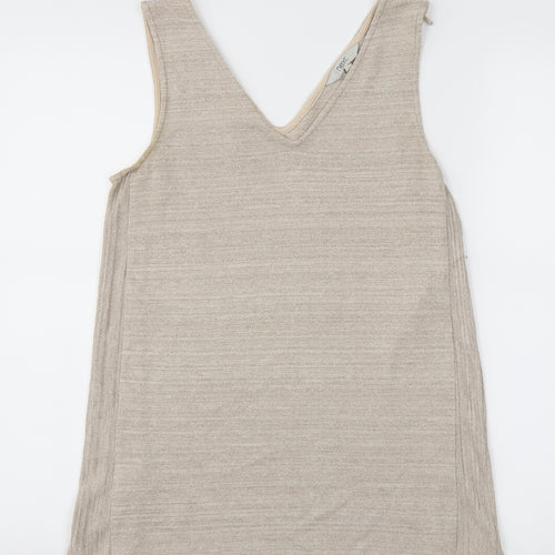 NEXT Womens Gold   Basic T-Shirt Size 10