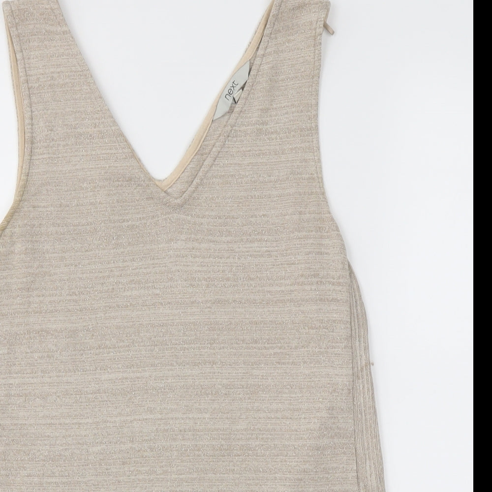 NEXT Womens Gold   Basic T-Shirt Size 10