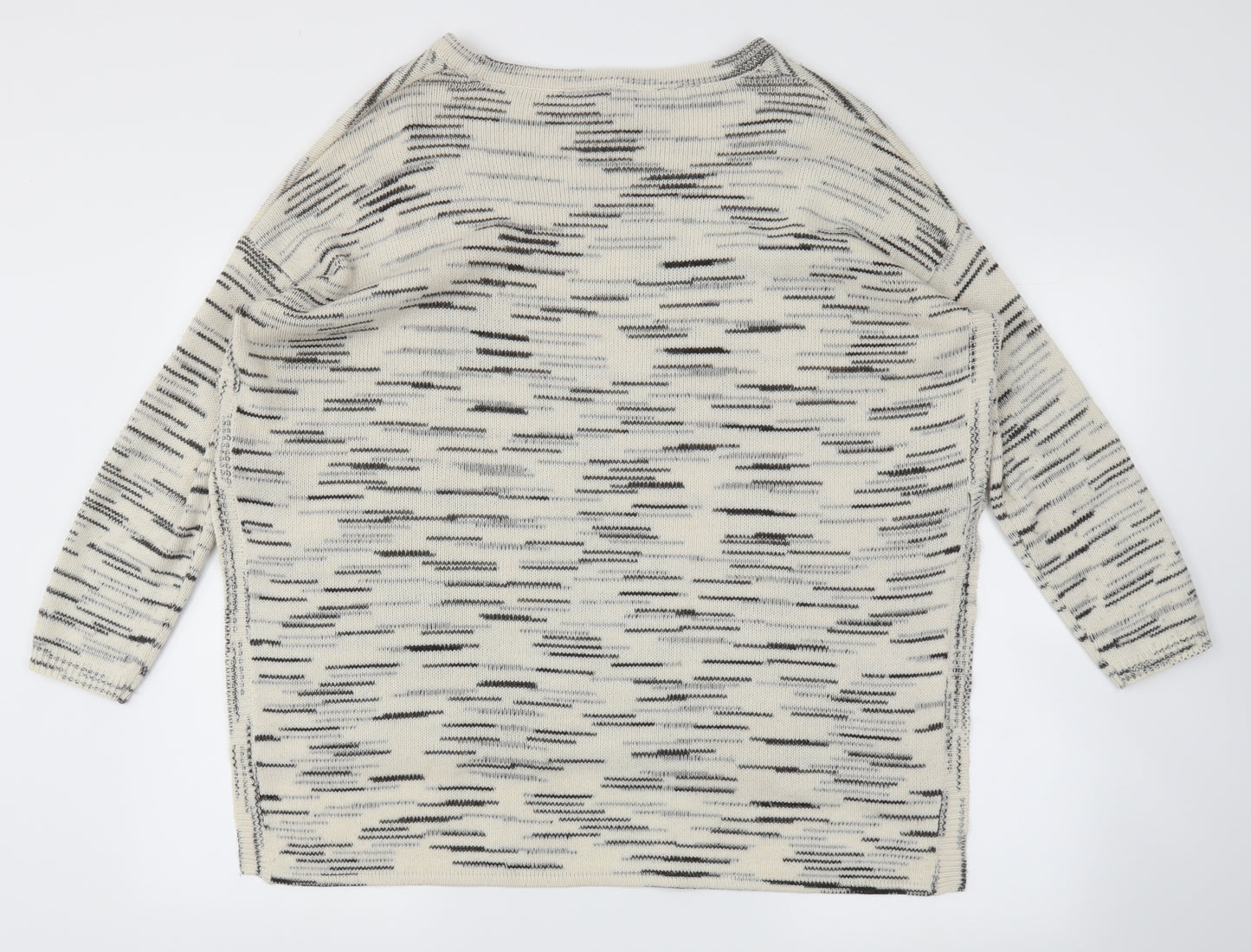 H&M Womens Ivory   Pullover Jumper Size M