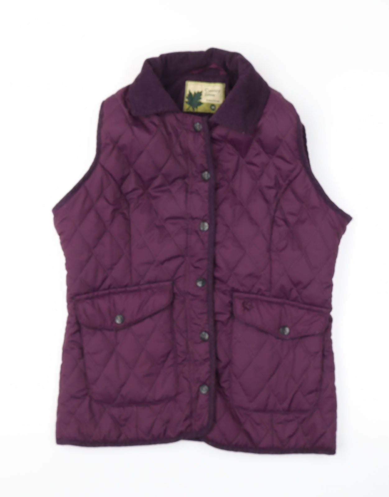 Country estate Womens Purple   Gilet Coat Size 10