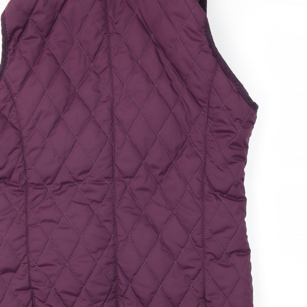 Country estate Womens Purple   Gilet Coat Size 10