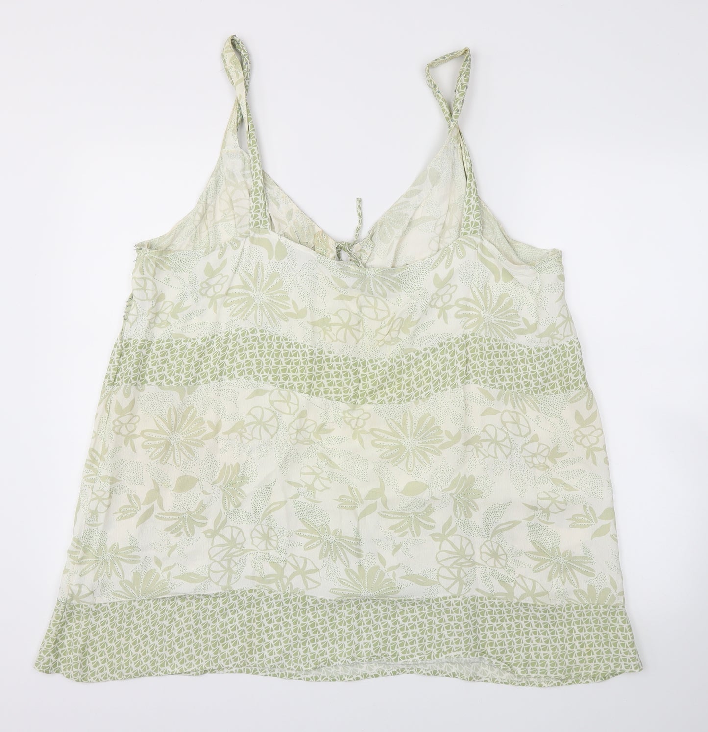 New Look Womens Green Floral  Basic Blouse Size 24