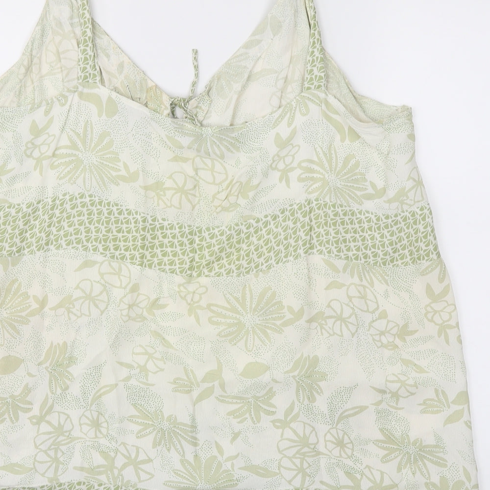 New Look Womens Green Floral  Basic Blouse Size 24