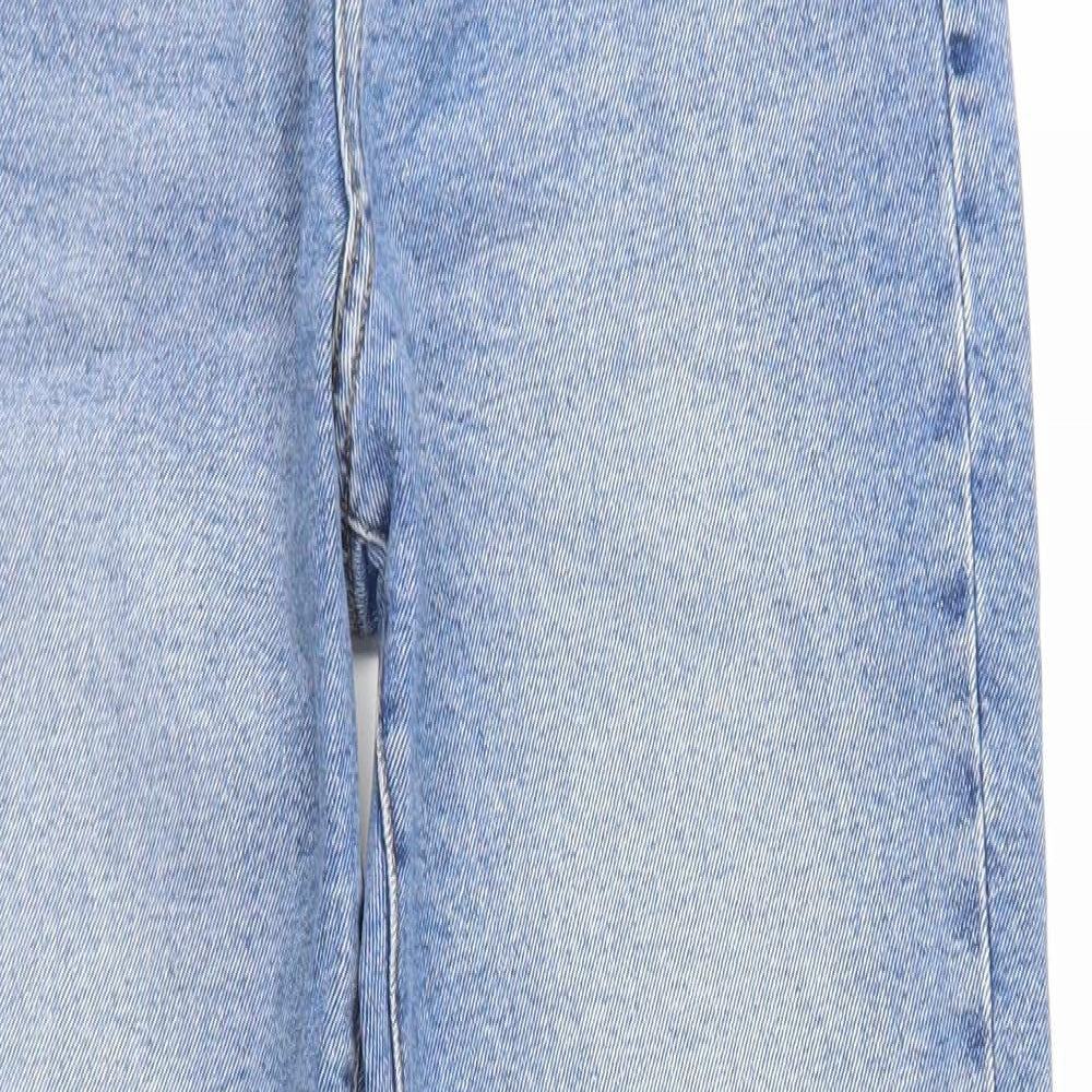 m&s Womens Blue   Straight Jeans Size 10 L27 in