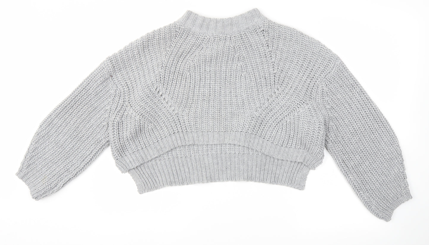 Shein  Womens Grey   Pullover Jumper Size M