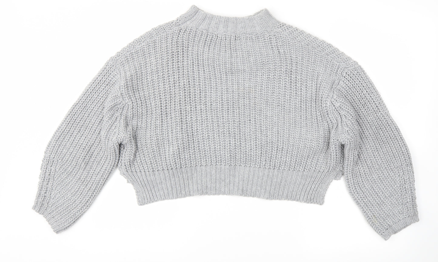 Shein  Womens Grey   Pullover Jumper Size M