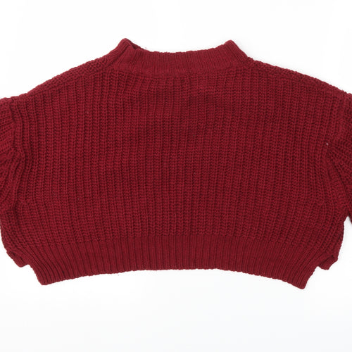 SheIn Womens Red   Pullover Jumper Size M
