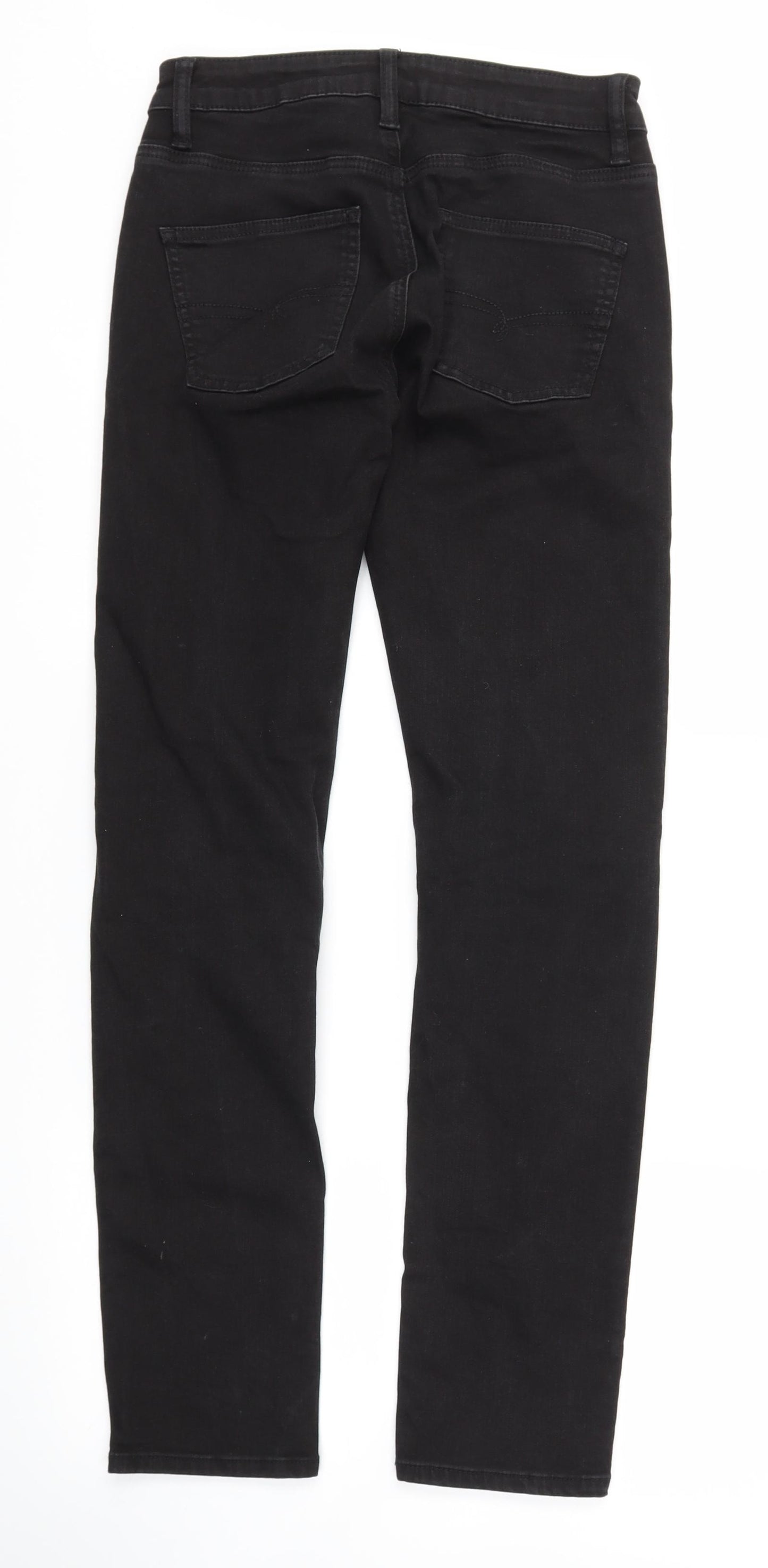 next  Womens Black   Straight Jeans Size 28 L30 in