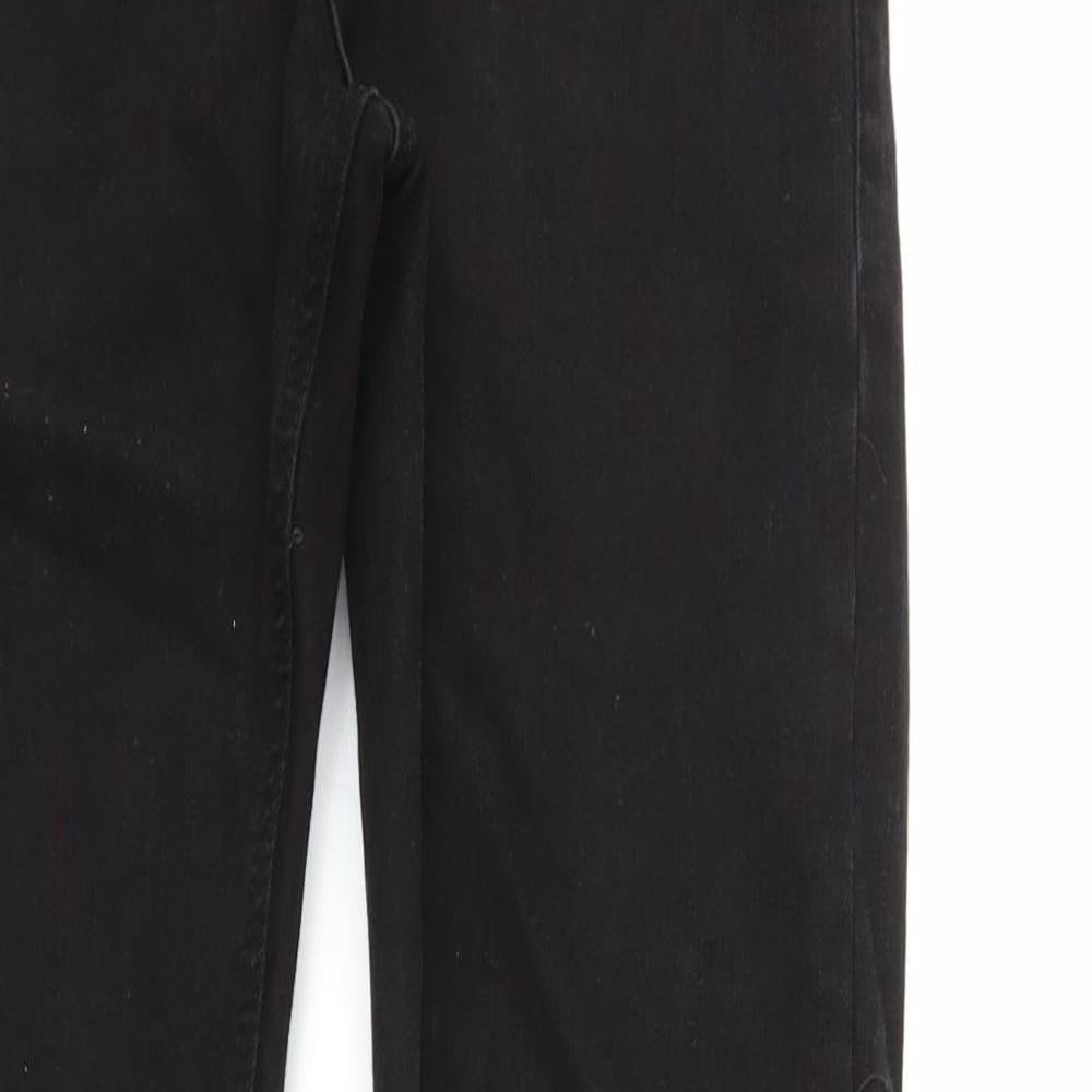 next  Womens Black   Straight Jeans Size 28 L30 in