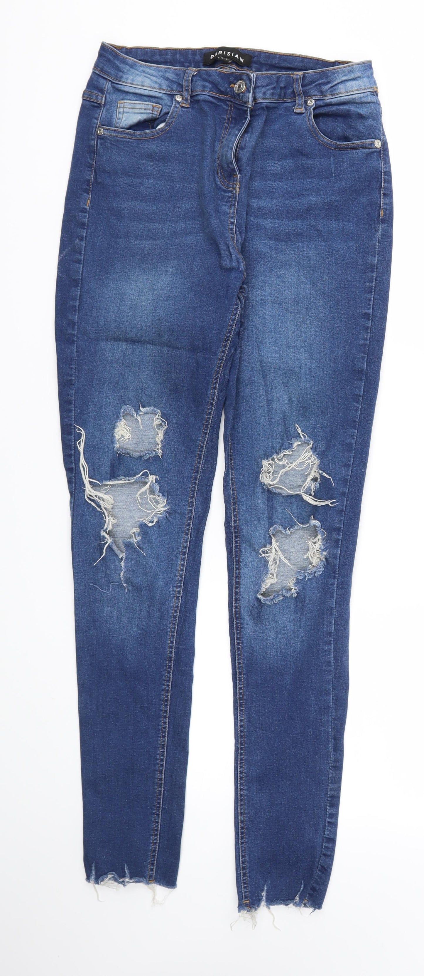 parisian Womens Blue   Skinny Jeans Size 12 L29 in
