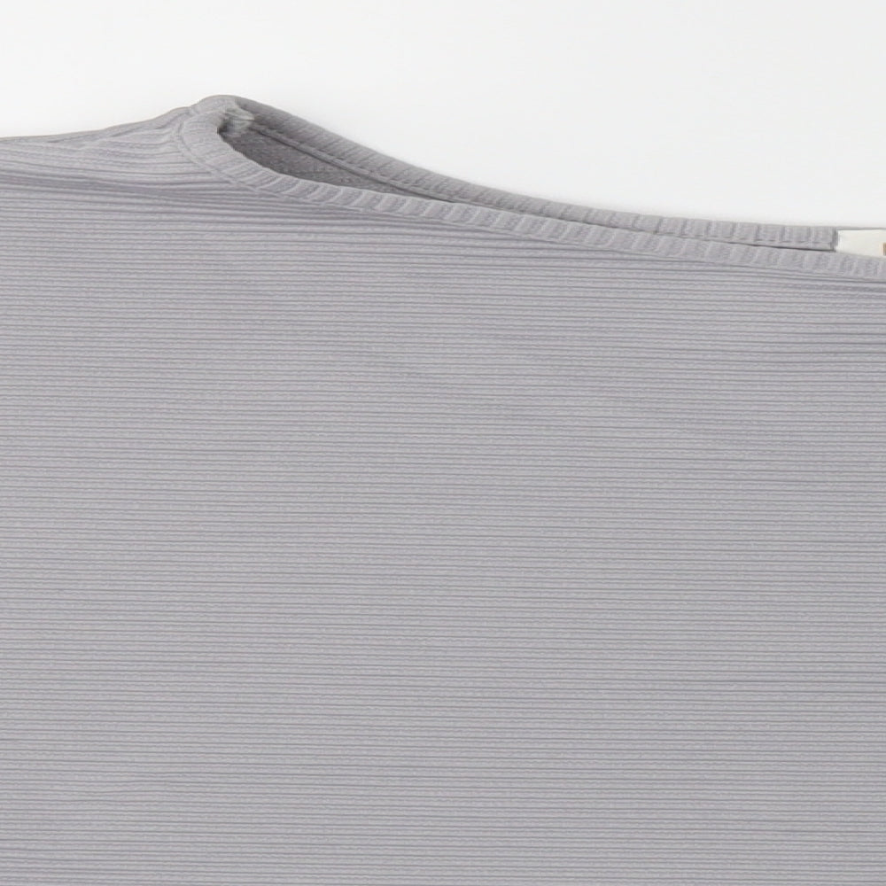 Femme Luxe  Womens Grey   Basic T-Shirt Size M