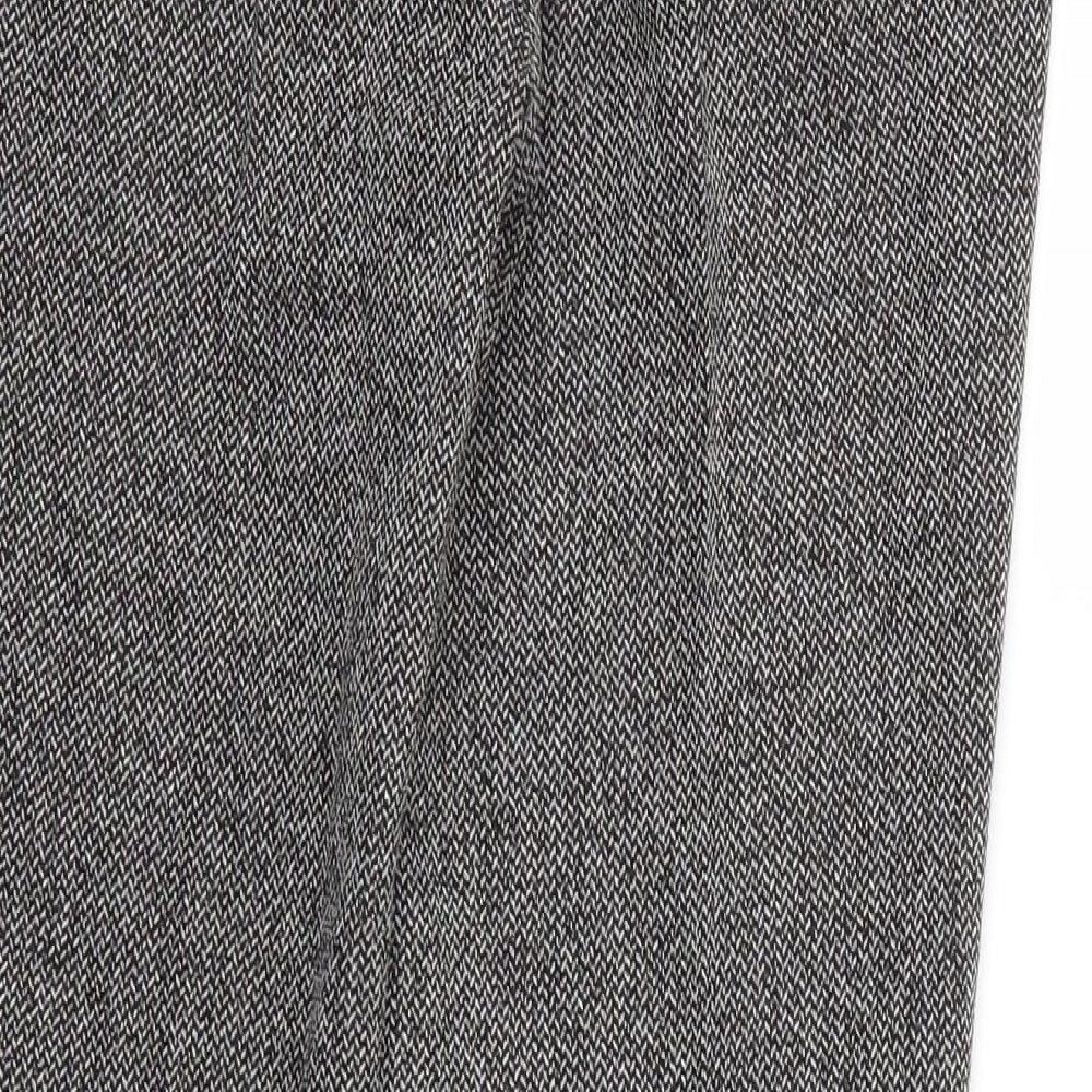 H&M Womens Grey   Trousers  Size 6 L26 in