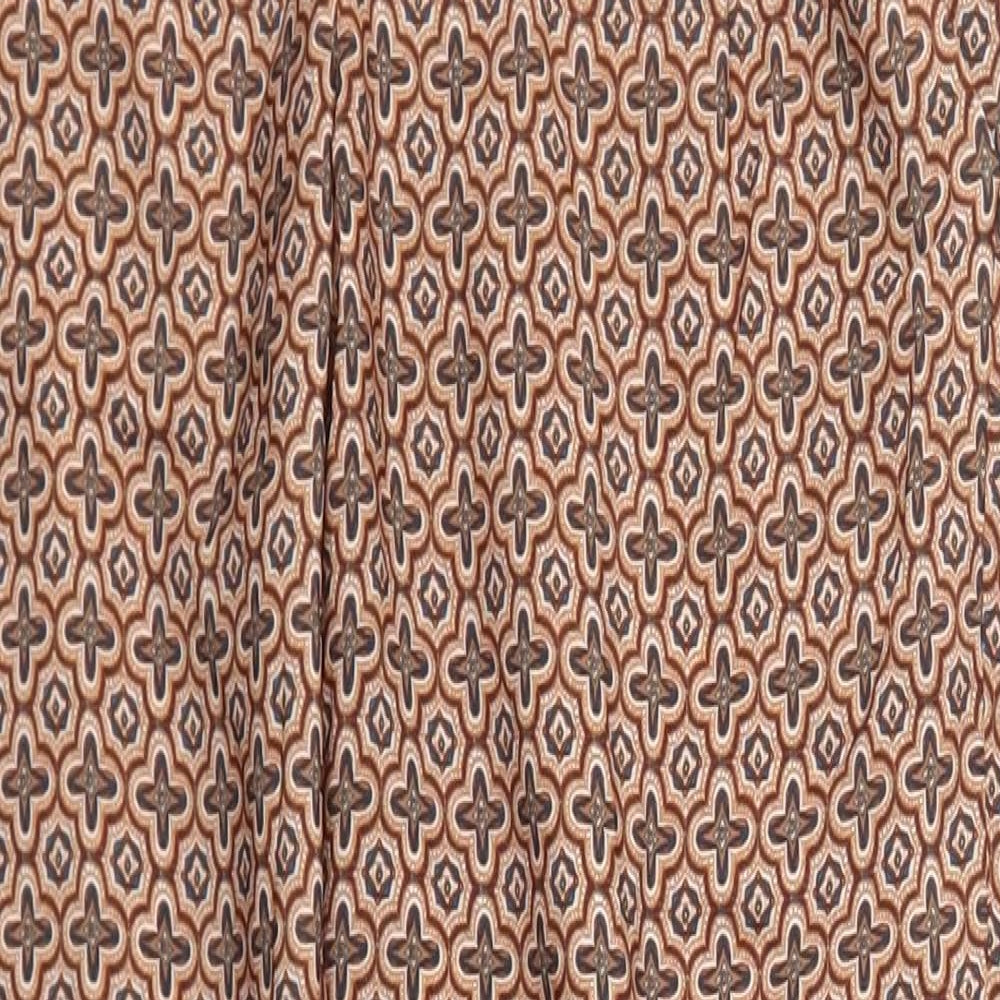 H&M Womens Brown Argyle/Diamond  Trousers  Size XS L26 in - Stretch waistband