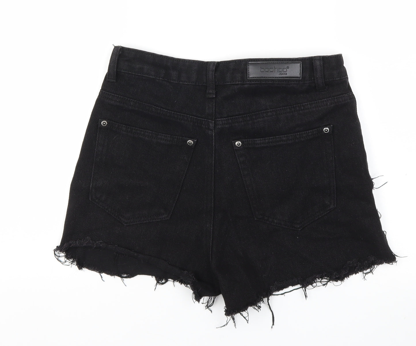 Boohoo Womens Black   Hot Pants Shorts Size 8