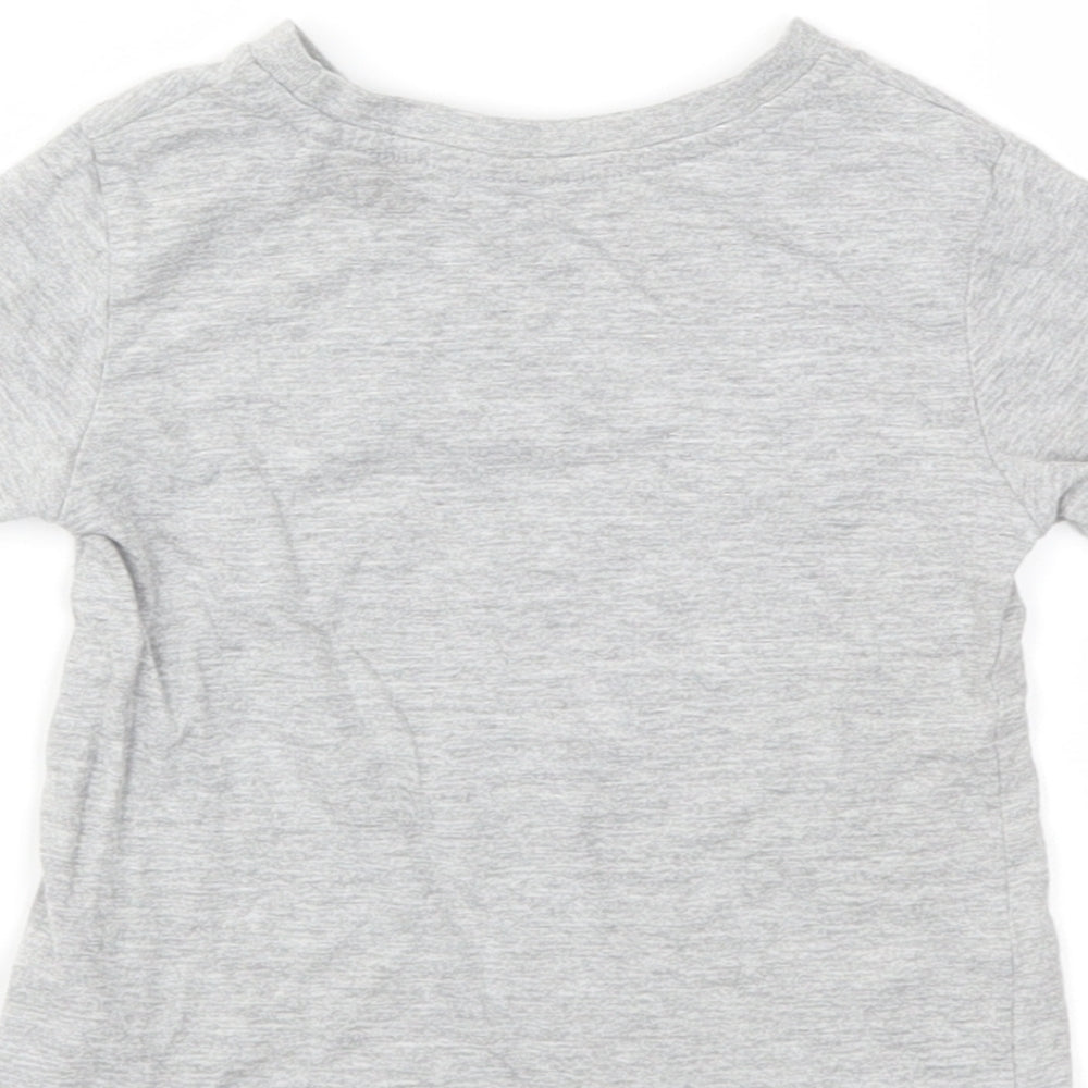 River Island Baby Grey Houndstooth  Basic T-Shirt Size 6-9 Months
