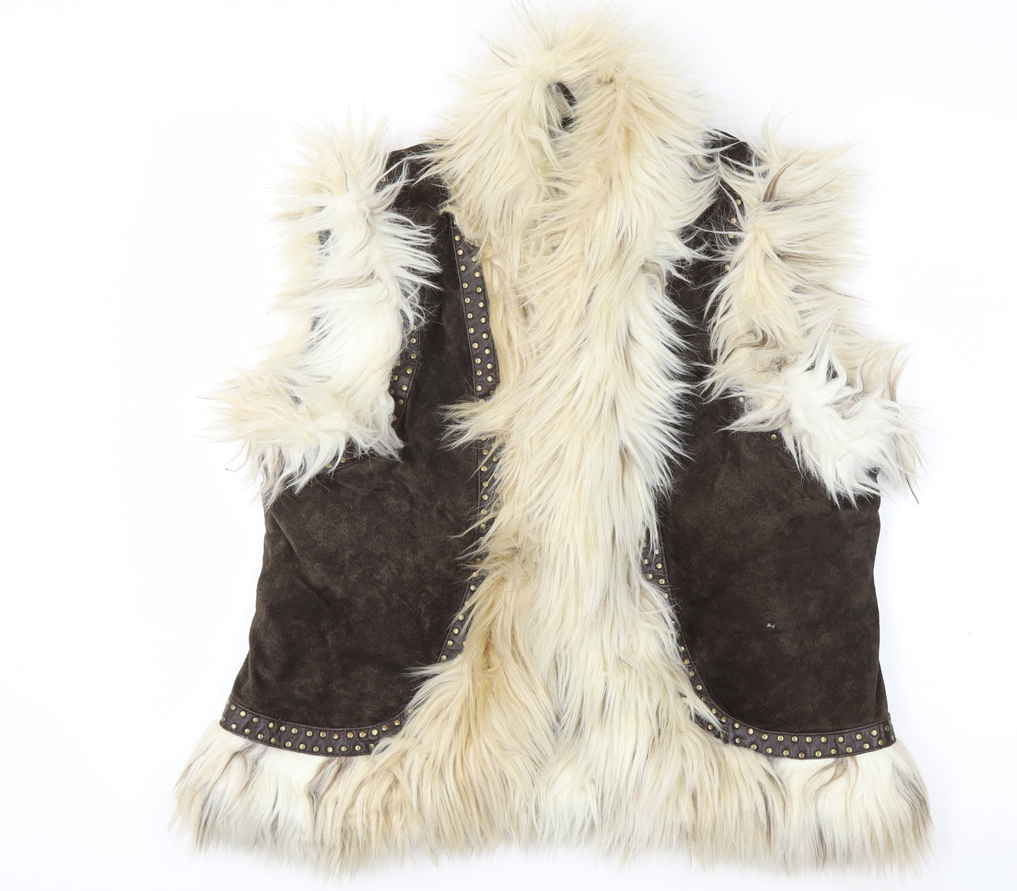 Dorothy Perkins Womens Brown   Gilet Jacket Size 14