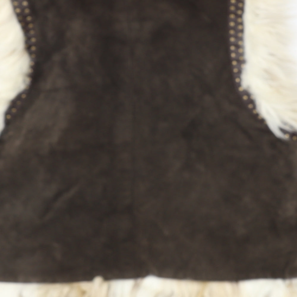 Dorothy Perkins Womens Brown   Gilet Jacket Size 14