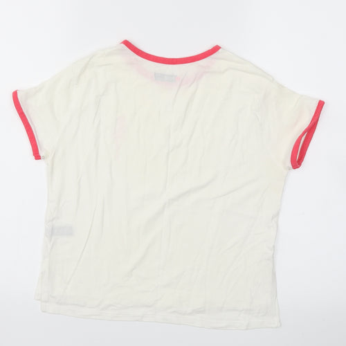 lundiz training  Womens White   Basic T-Shirt Size XS