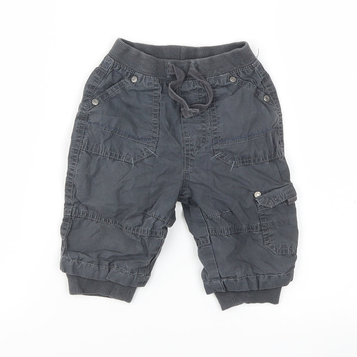 m Boys Grey Track Pants Trousers Size 3-6 Months