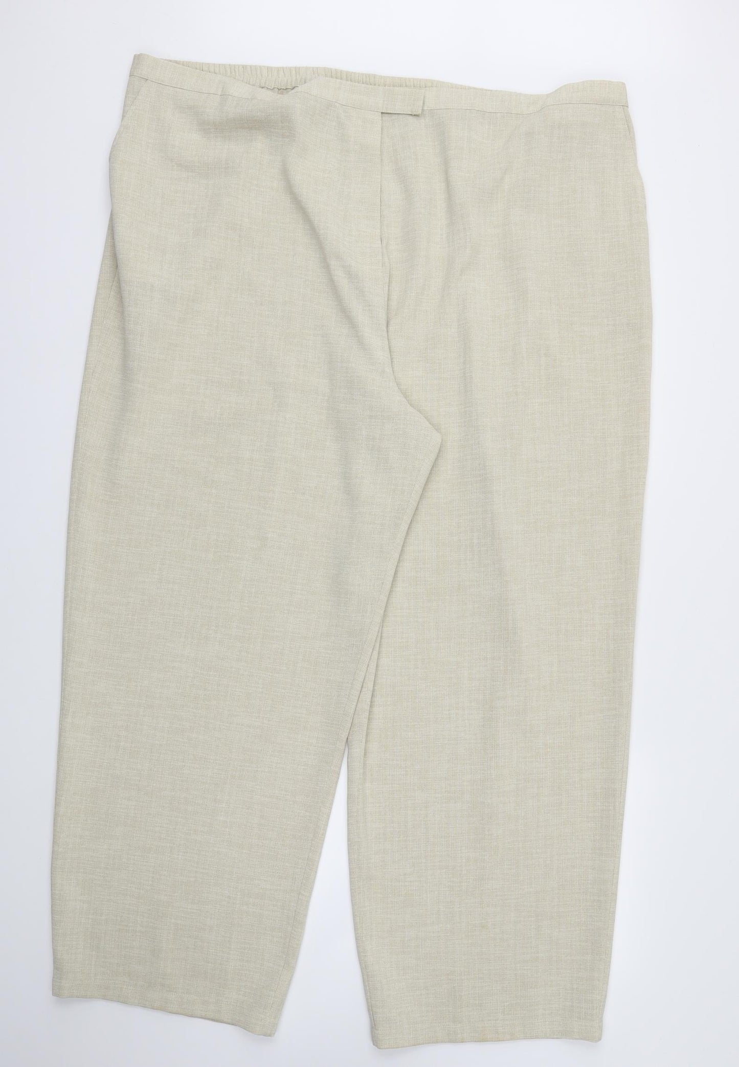 Ann Harvey Womens Beige   Trousers  Size 28 L28 in
