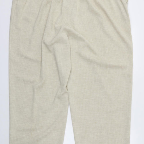 Ann Harvey Womens Beige   Trousers  Size 28 L28 in