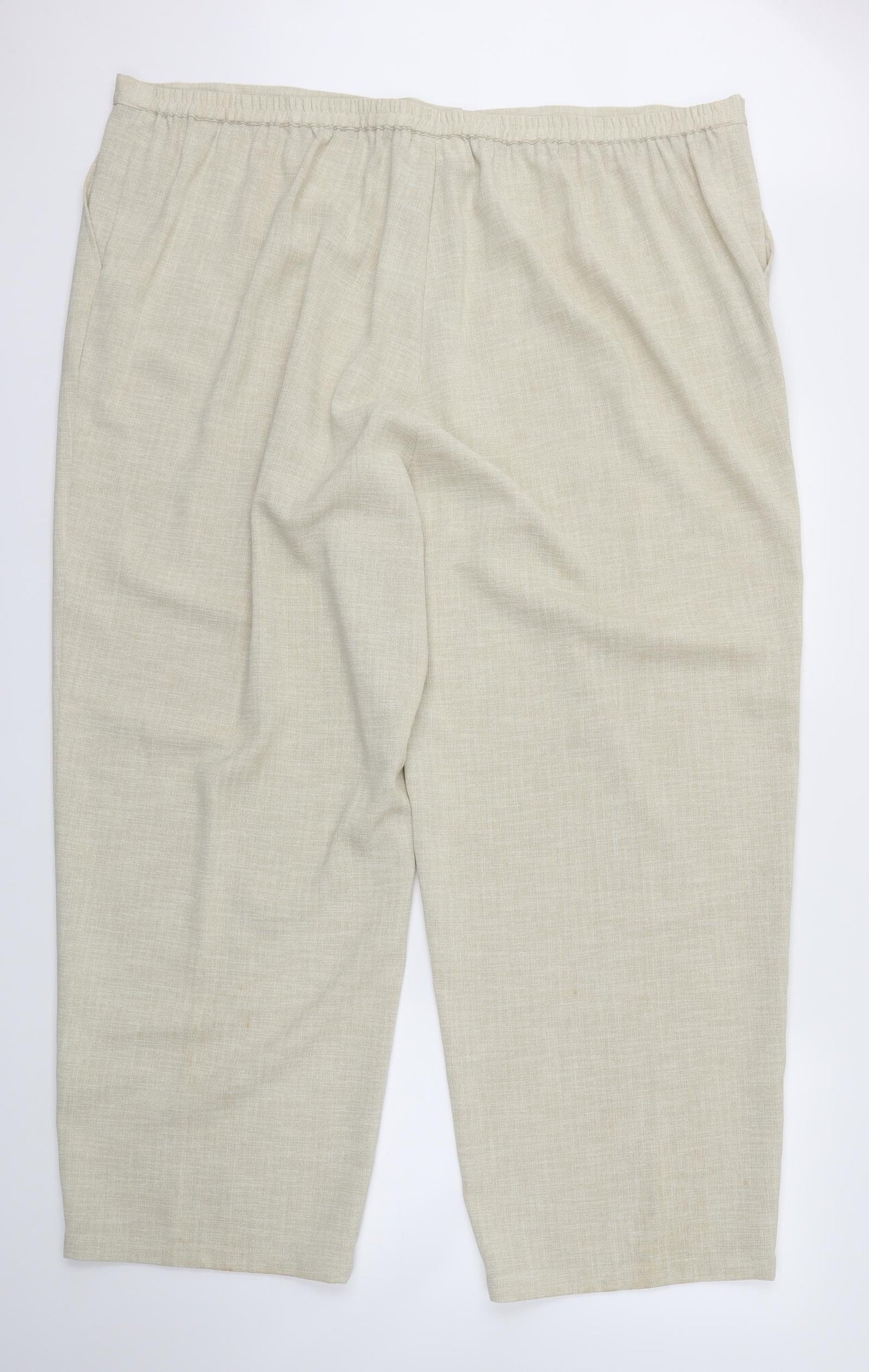 Ann Harvey Womens Beige   Trousers  Size 28 L28 in