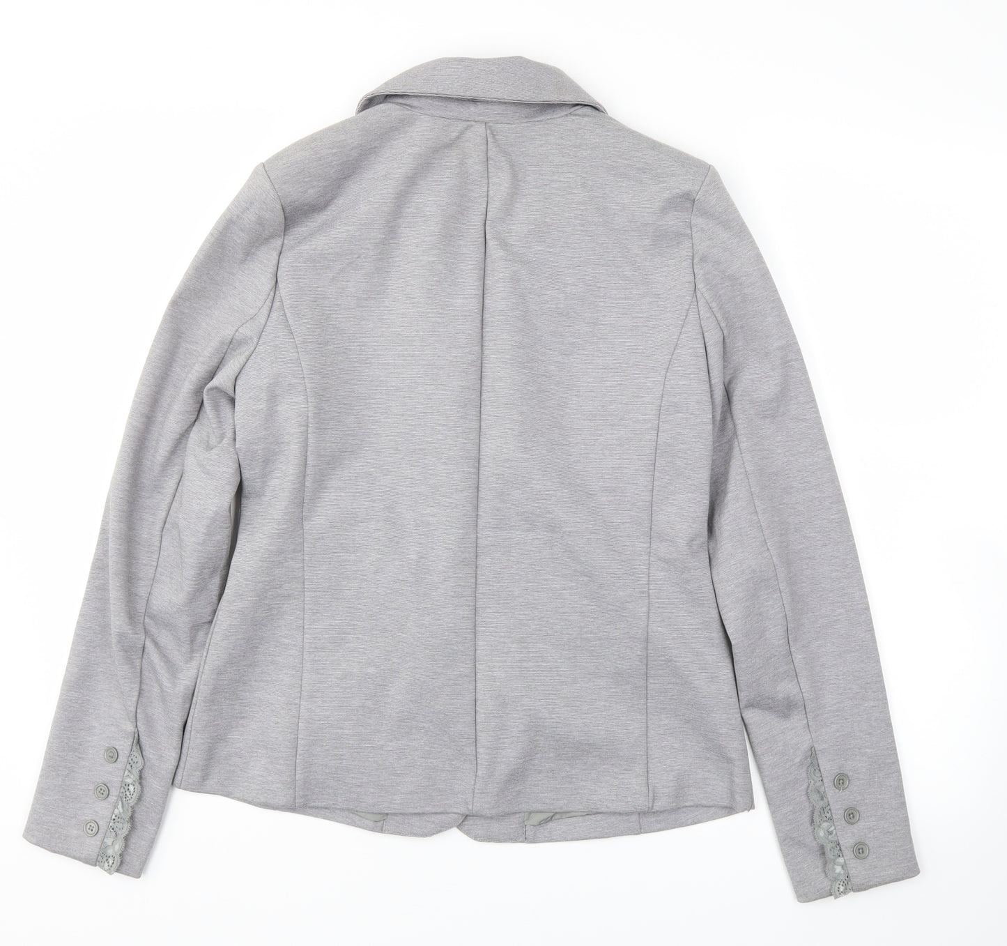 Cream Womens Grey   Jacket Blazer Size M
