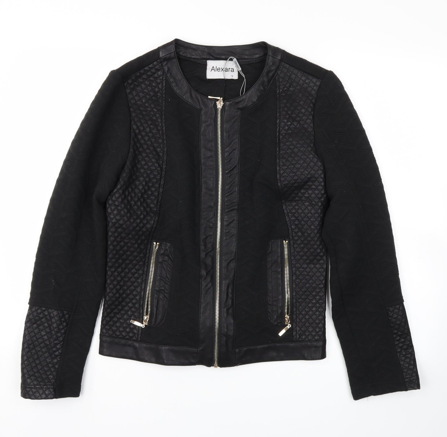 Alexara  Womens Black   Jacket  Size 12