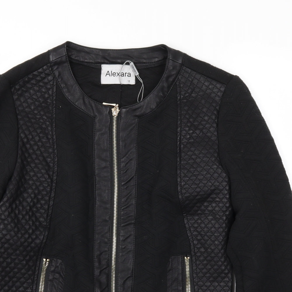 Alexara  Womens Black   Jacket  Size 12