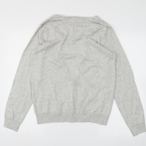 Topman Mens Grey   Cardigan Jumper Size S