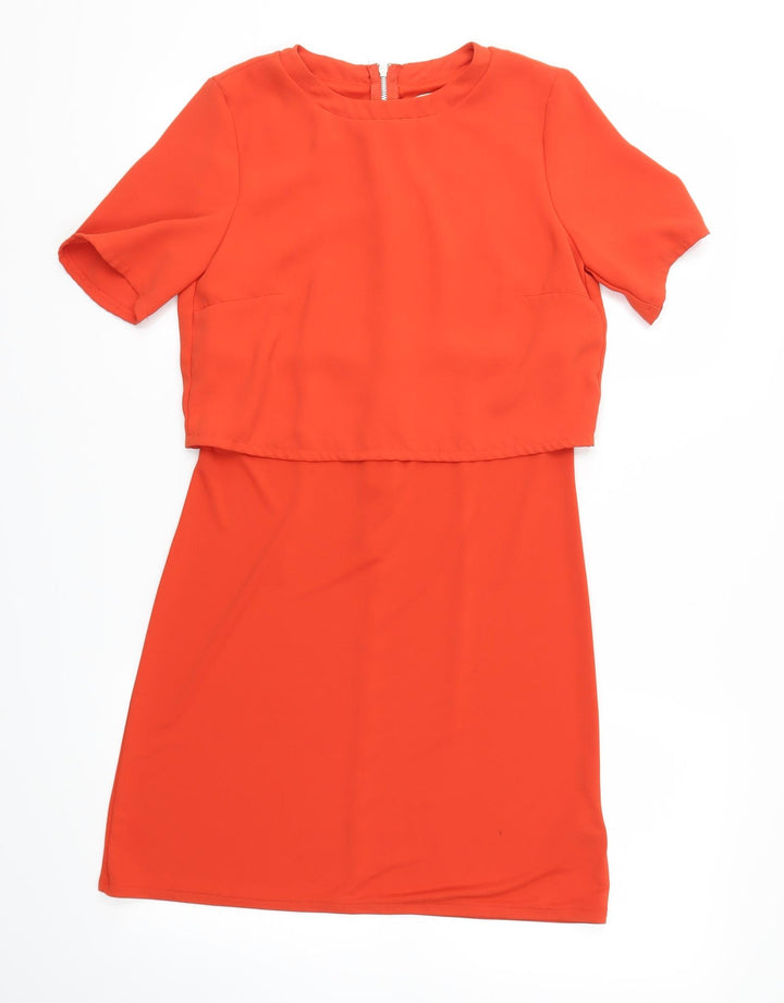 Oasis Womens Red A-Line Size XS