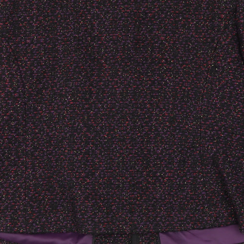 m&s Womens Purple   Jacket Blazer Size 14