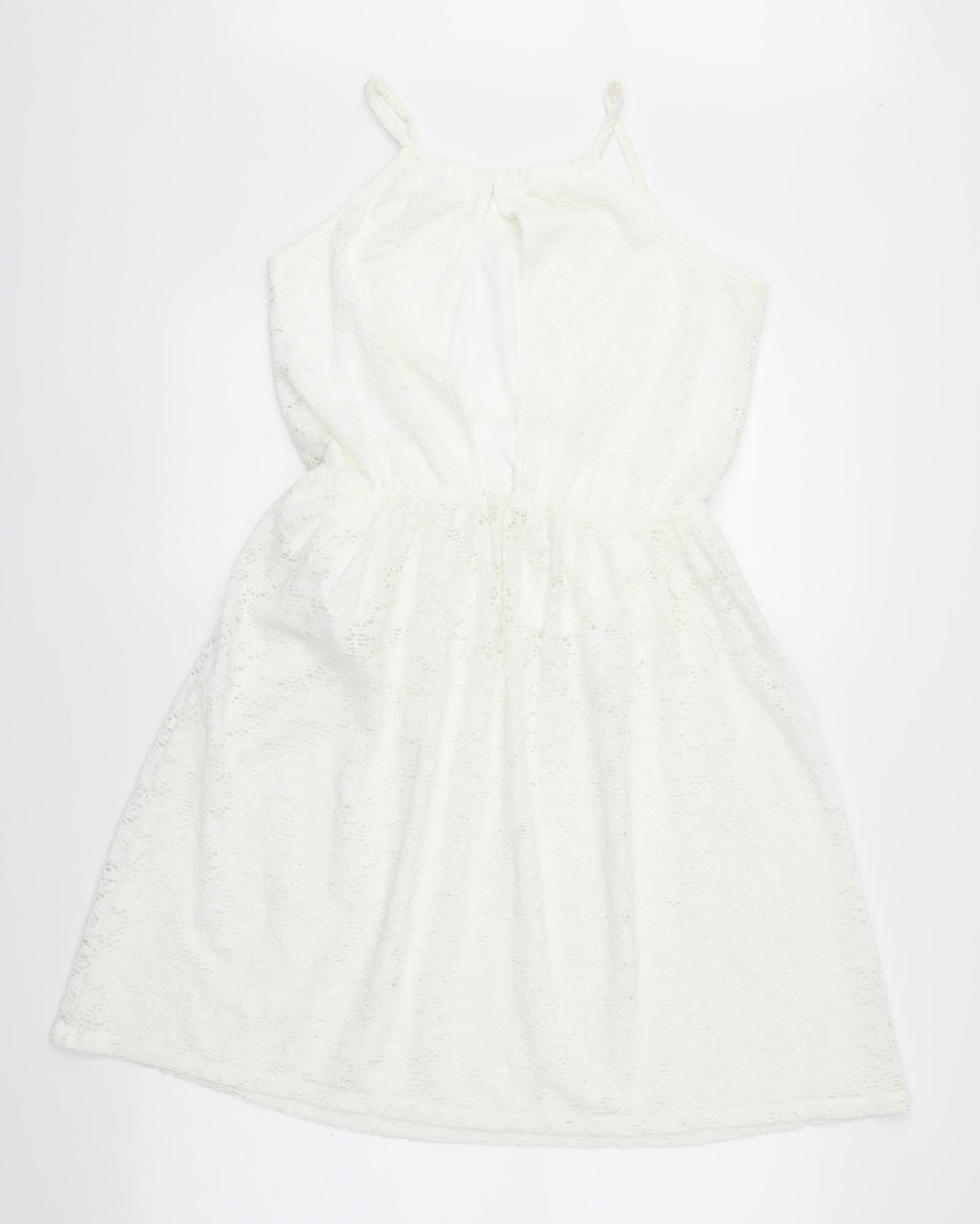 H&M Womens White   Fit & Flare  Size 12