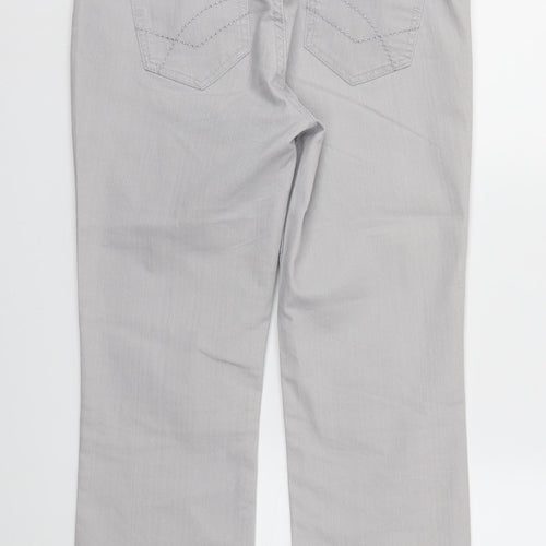 m&s Womens Grey   Trousers  Size 10 L20 in