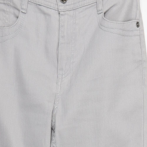 m&s Womens Grey   Trousers  Size 10 L20 in