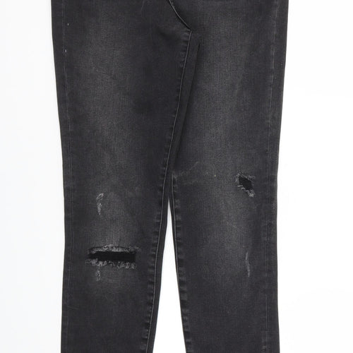 m&s Womens Black   Skinny Jeans Size 10 L29 in