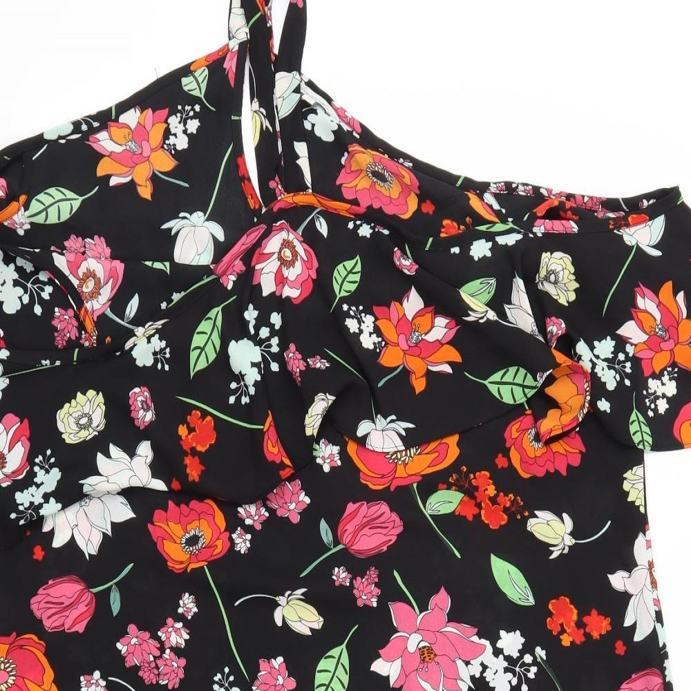 Peacocks Womens Multicoloured Floral  Fit & Flare  Size 18